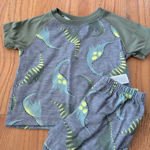 Carter’s Dino Pajamas 12 Months - Picture 2 of 4